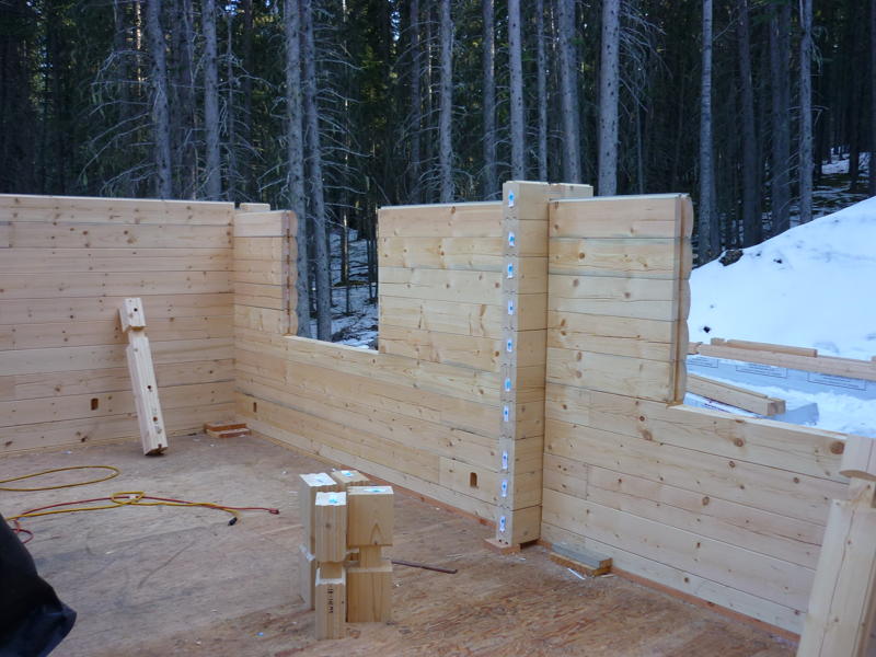 Calgary Log Home Project- Tamlin Homes-like a glove