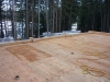Calgary Log Home Project- Tamlin Homes-subfloor
