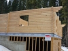 Calgary Log Home Project- Tamlin Homes-log