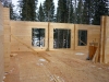 Calgary Log Home Project- Tamlin Homes- inside view 2