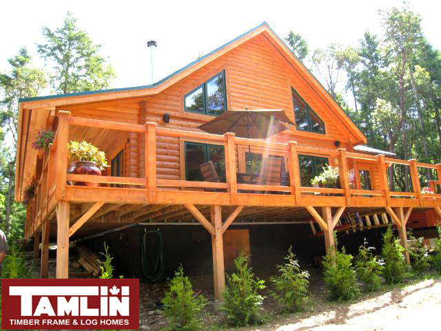 Tamlin Log Home Packages- Finished Projects-