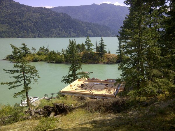 Tamlin Log Cabin Packages-Harrison Lake BC Project-site_overall