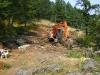 Tamlin Log Cabin Packages-Harrison Lake BC Project-Excavator_Prep-A