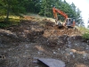 Tamlin Log Cabin Packages-Harrison Lake BC Project-Excavator_Prep-B