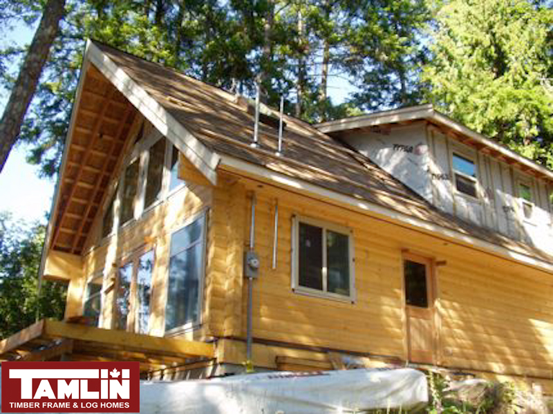 Tamlin Log Home Packages- Pender Island Project