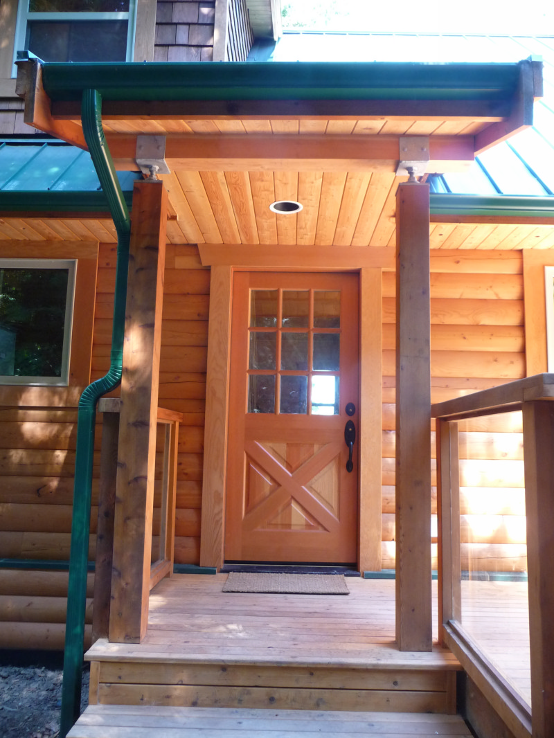 Tamlin Log Cabin Kits- Saturna Island BC Project