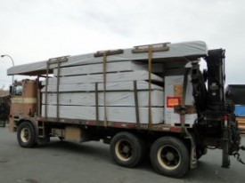 log house shipping